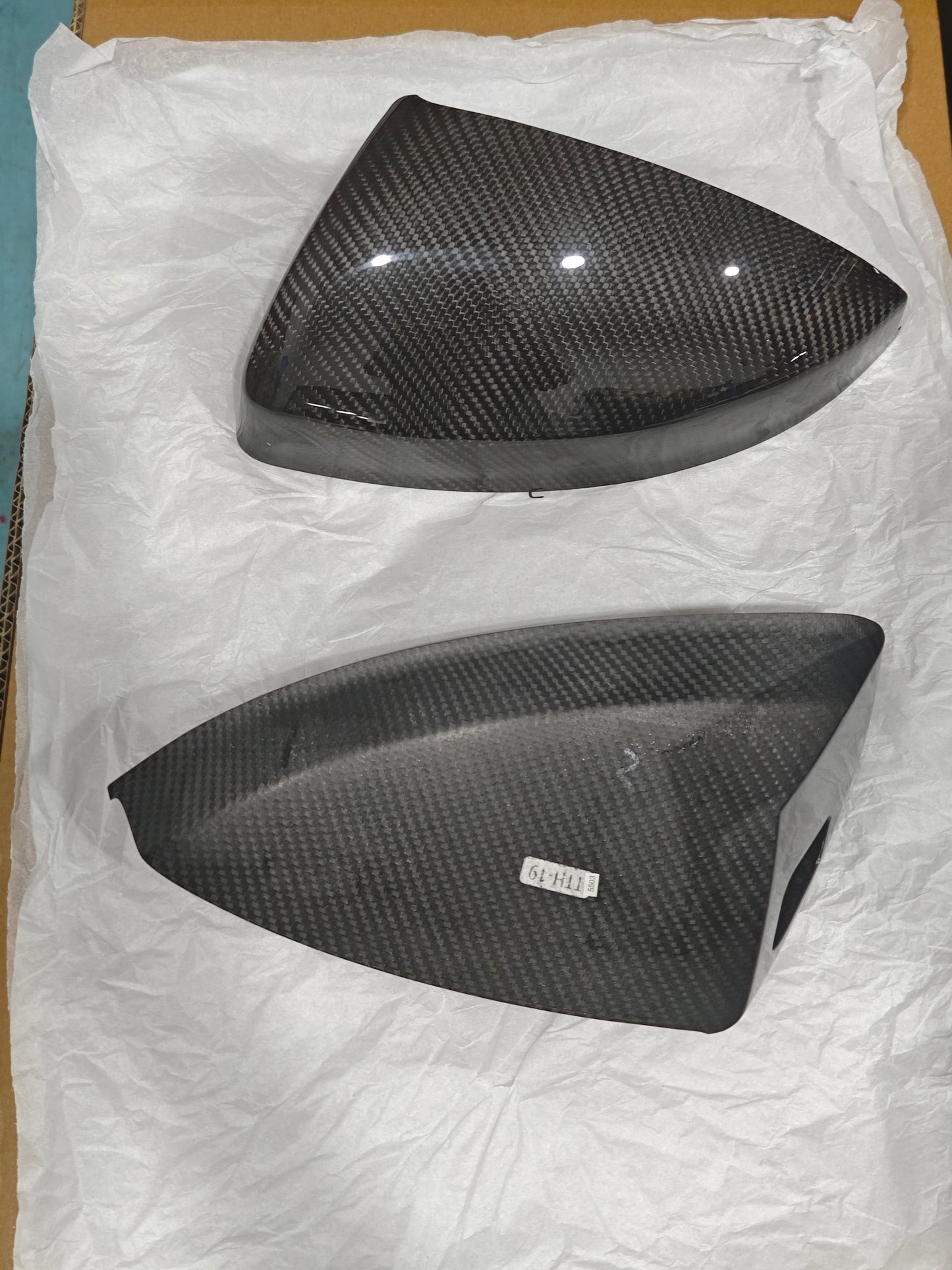 2015-2021 For Audi TT TTS TTRS MK3 FV/8S Carbon Fiber Mirror Caps