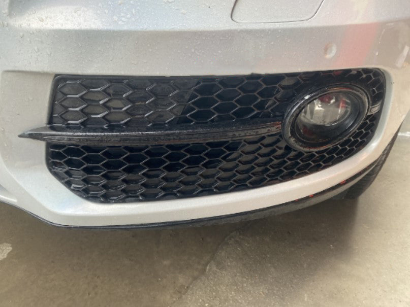 2013-2018 For Audi Q5 SQ5 8R.5/B8.5 Front Bumper Down Grille Honeycomb Style Non S Line Fog Light Grilles