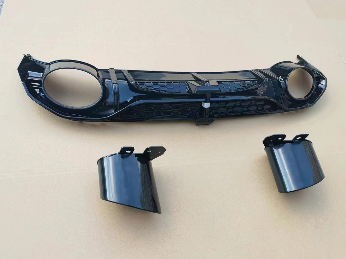 2020-2024 For Audi A3 S3 8Y S line rear diffuser and large dual tailpipe