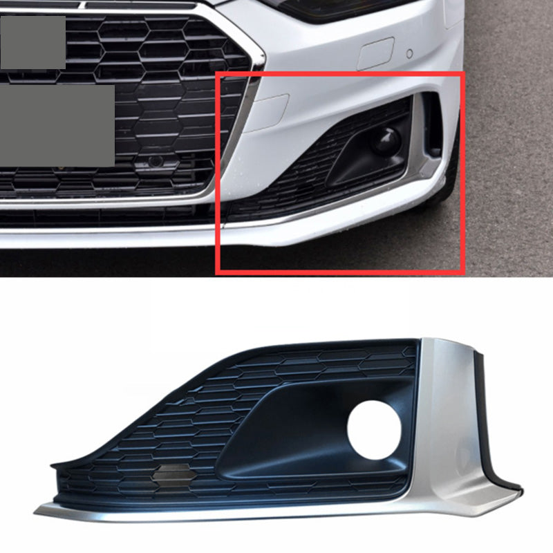 2020-2024 For Audi A5 S5 B9.5 Front Bumper Down Grille Honeycomb Style Fog Light Grilles