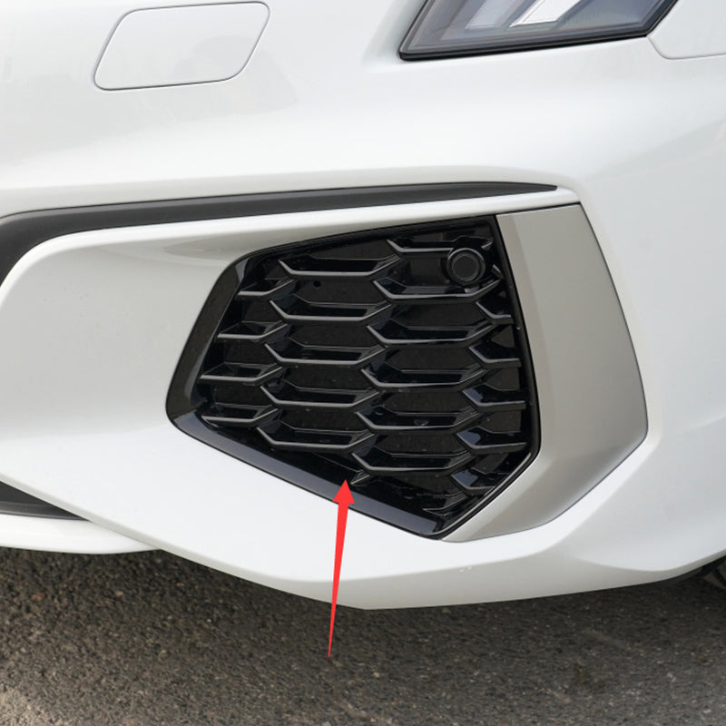 2020-2024 For Audi A3 S3 8Y Front Bumper Down Grille Honeycomb Style Fog Light Grilles