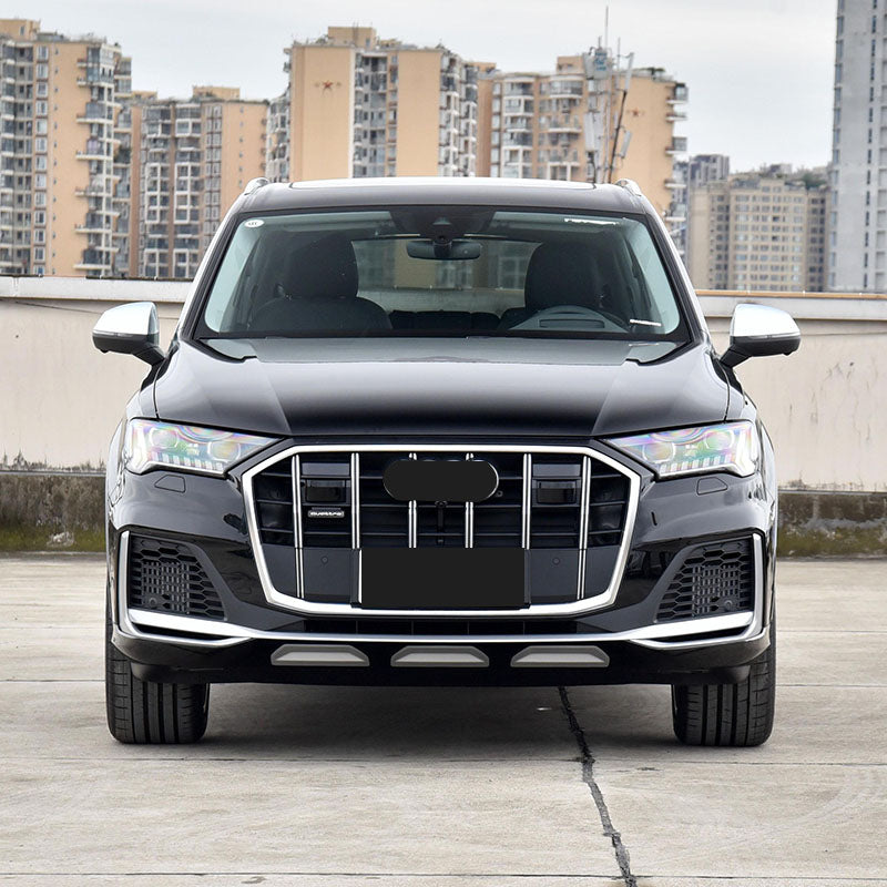 2020-2023 For Audi Q7 SQ7 4M.5 Front Bumper Down Grille Honeycomb Style Fog Light Grilles