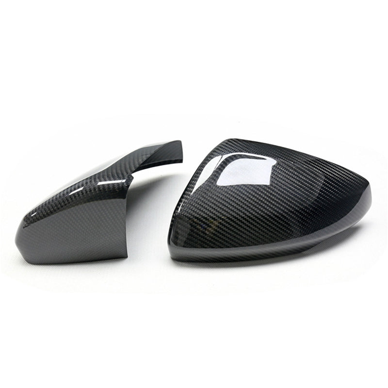 2010-2018 For Audi A1 S1 8X Dry Carbon Fiber Mirror Caps Real Carbon Fiber