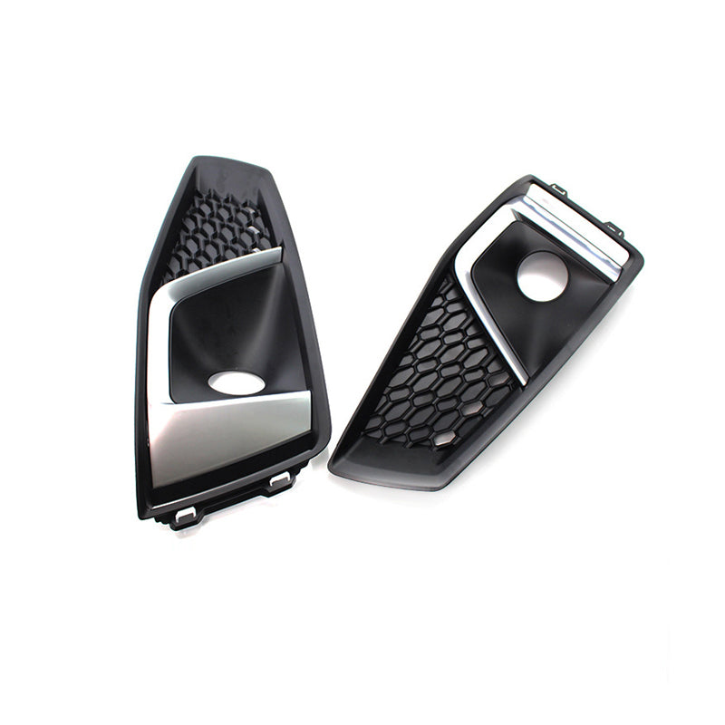 2019 For Audi A4 S4 B9 Front Bumper Down Grille Honeycomb Style S line Fog Light Grilles