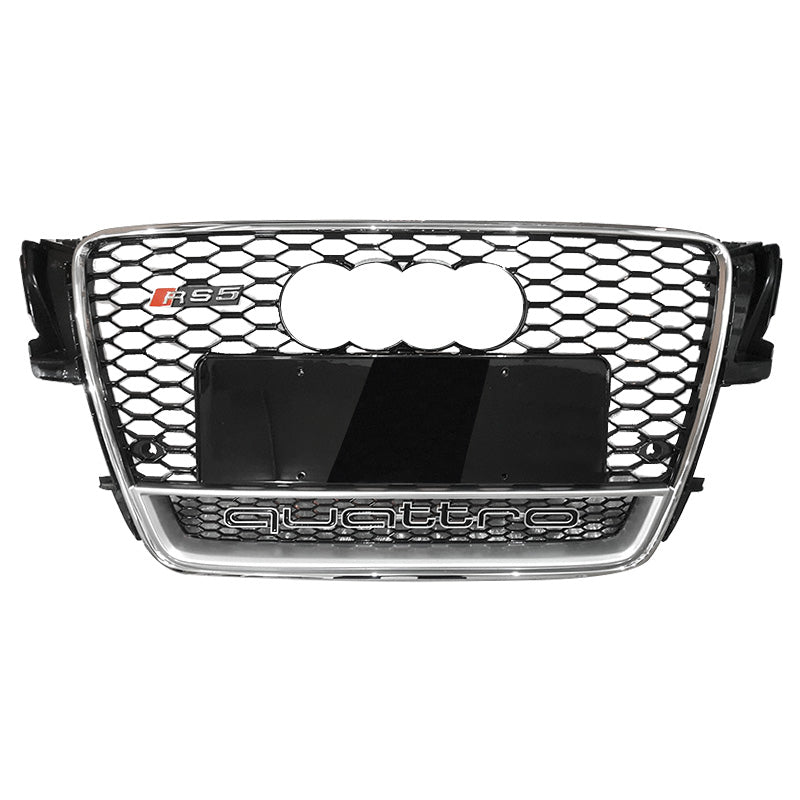 2009-2011 For Audi A5 S5 B8 Audi RS5 Honeycomb Grille With Lower Mesh