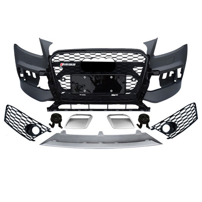 2013-2018 For Q5/SQ5 8R.5/B8.5 RSQ5 Style Body Kits With Honeycomb Grille | RSQ5 Bumper