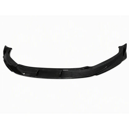 2015-2019 Audi TT RS TTS MK3 carbon fiber front lip splitter - product shot on white background