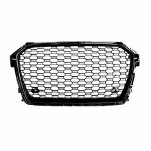 2016-2018 Audi A1 S1 RS1 Style honeycomb front grille - front view on white background