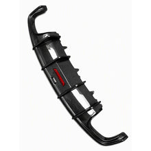 2012-2015 Audi A6 S6 C7 carbon fiber rear diffuser with quad tailpipes - product shot on white background