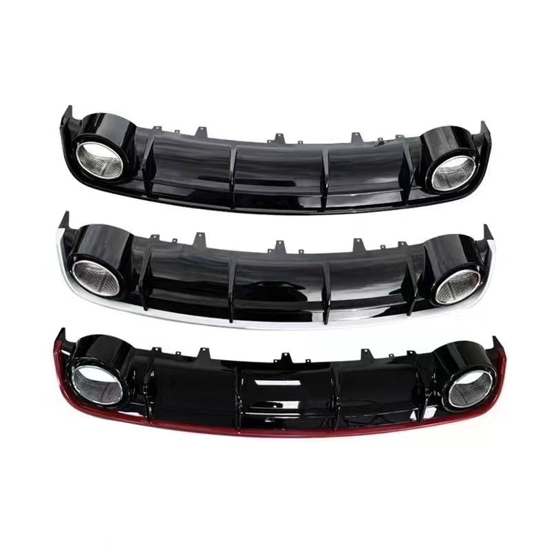 2016-2018 For Audi A6 S6 C7.5 Rear Diffuser With Tailpipe