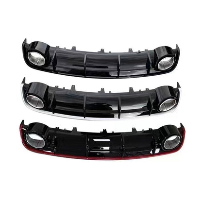 2016-2018 For Audi A6 S6 C7.5 Rear Diffuser With Tailpipe