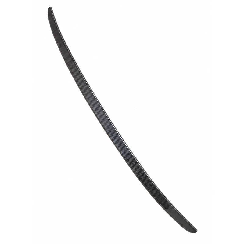 2012-2015 Audi A6 C7 S6 Style carbon fiber trunk spoiler - product shot on white background