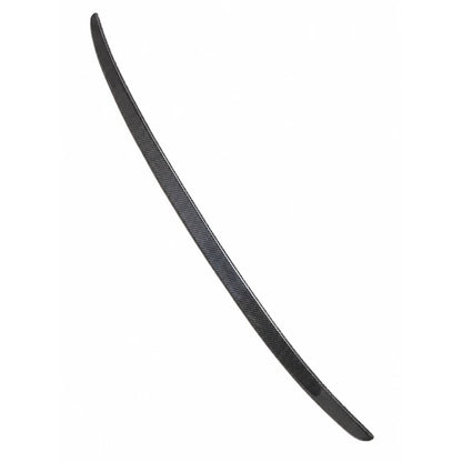 2012-2015 Audi A6 C7 S6 Style carbon fiber trunk spoiler - product shot on white background