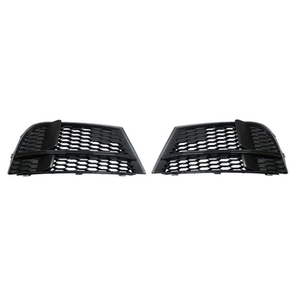 2017-2019 For Audi A3 S3 8V.5 Front Bumper Down Grille Honeycomb Style S line Fog Light Grilles