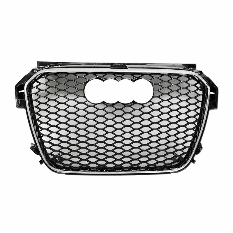 Audi A1 S1 RS1 Style honeycomb grille with chrome trim - front view