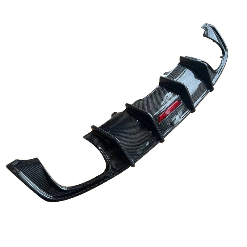 Audi A5 S5 carbon fiber rear diffuser - product shot on white background