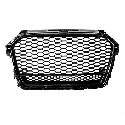 Audi A1 S1 RS1 Style all-black honeycomb grille - front view