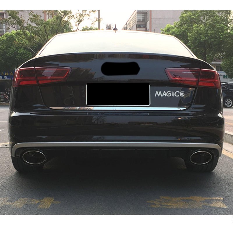 2016-2018 For Audi A6 S6 C7.5 Rear Diffuser With Tailpipe
