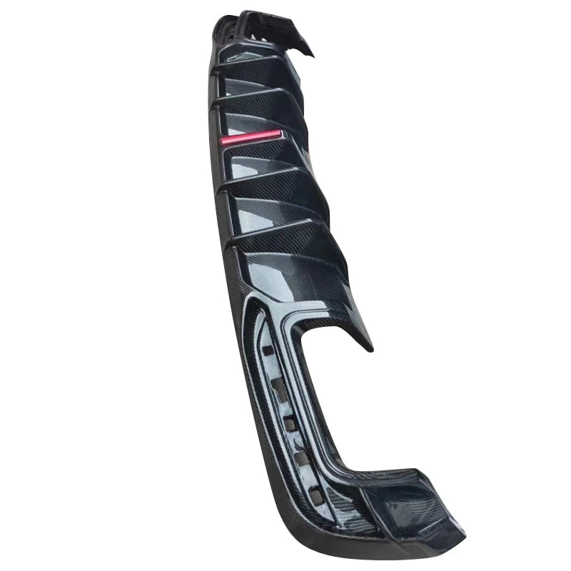 Audi A4 S4 carbon fiber rear diffuser vertical product shot