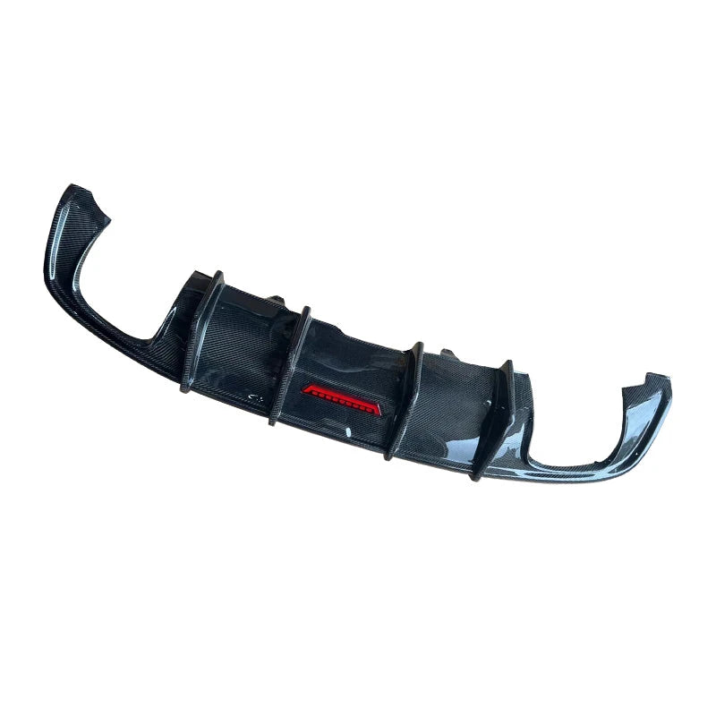 Audi A5 S5 carbon fiber rear diffuser - front product shot