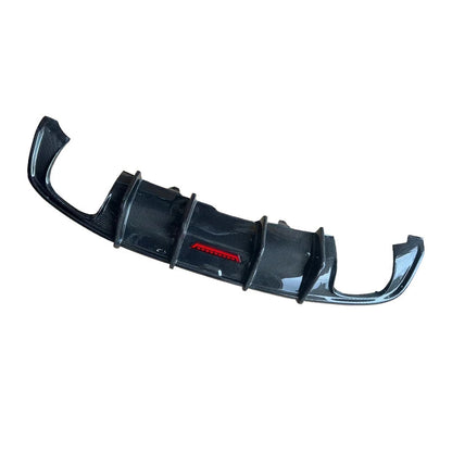 Audi A5 S5 carbon fiber rear diffuser - front product shot