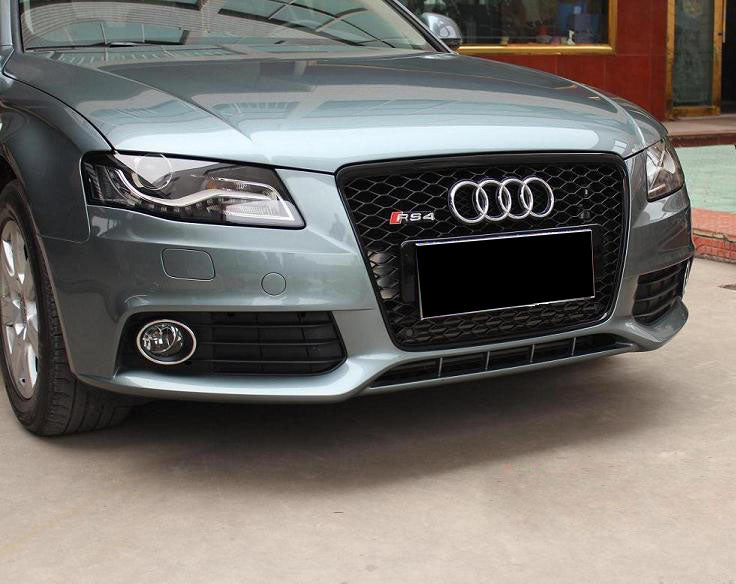 2008-2012 For Audi A4 S4 B8 RS4 Style Honeycomb Front Grille