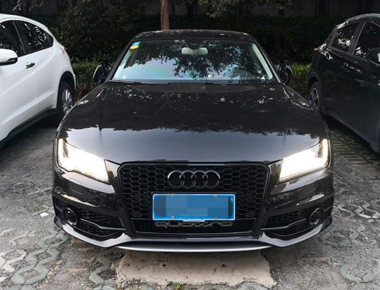 2009-2015 Audi RS7 Honeycomb Grille With Lower Mesh Quattro For Audi A7 S7 C7