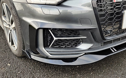 2019-2022 For Audi A6 S6 C8 Front Bumper Down Grille Honeycomb Style S Line Fog Light Grilles