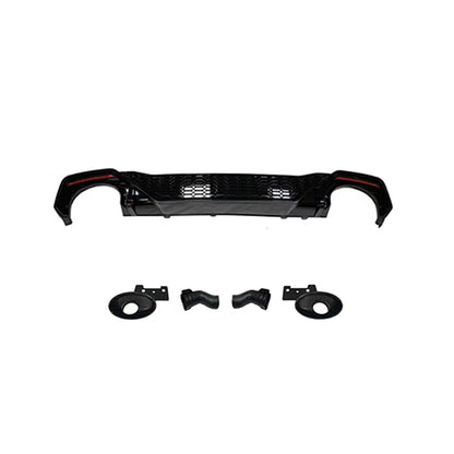 2019-2025 For Audi A7 S7 C8 Audi RS7 S7 Style A7 Rear Diffuser With Tailpipe