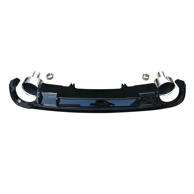 2017-2019 For Audi A4 S4 B9 Diffuser With Large Dual Tailpipe