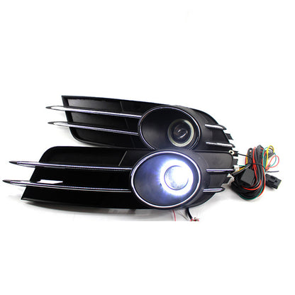 2012-2015 For Audi A6 S6 C7 Audi Front Bumper Down Grille Honeycomb Style Non S Line Fog Light Grilles