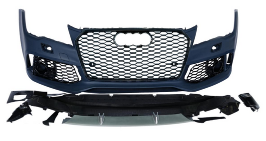2008-2015 For A7/S7 C7 Upgrade To C7.5 RS7 Style Bumper With Honeycomb Grille