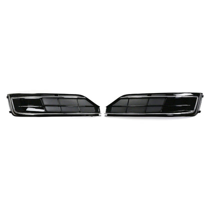 2015-2018 For Audi A8 S8 D4 PA Front Bumper Down Grille Honeycomb Style Non S line Fog Light Grilles