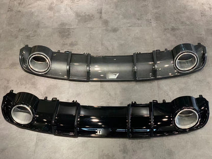 2017-2019 For Audi A4 S4 B9 Diffuser With Large Dual Tailpipe