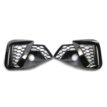 2020-2024 For Audi A4 S4 B9.5 Audi Front Bumper Down Grille Honeycomb Style S line Fog Light Grilles