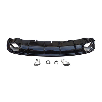 2012-2015 For Audi A6 S6 C7 Audi RS6 Style Rear Diffuser With Tailpipe