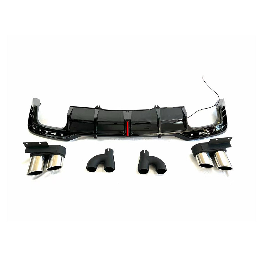 2020-2024 For Audi A5 S5 B9.5 Audi S5 Style A5 diffuser with tailpipe