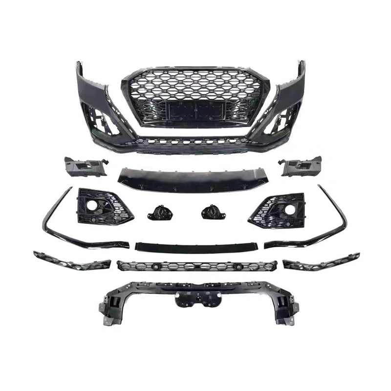 2022-2025 For Audi Q5/SQ5 B9.5 Body Kits Upgrade To RSQ8 Style Front Bumper With Honeycomb Grille