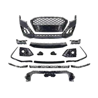 2022-2025 For Audi Q5/SQ5 B9.5 Body Kits Upgrade To RSQ8 Style Front Bumper With Honeycomb Grille