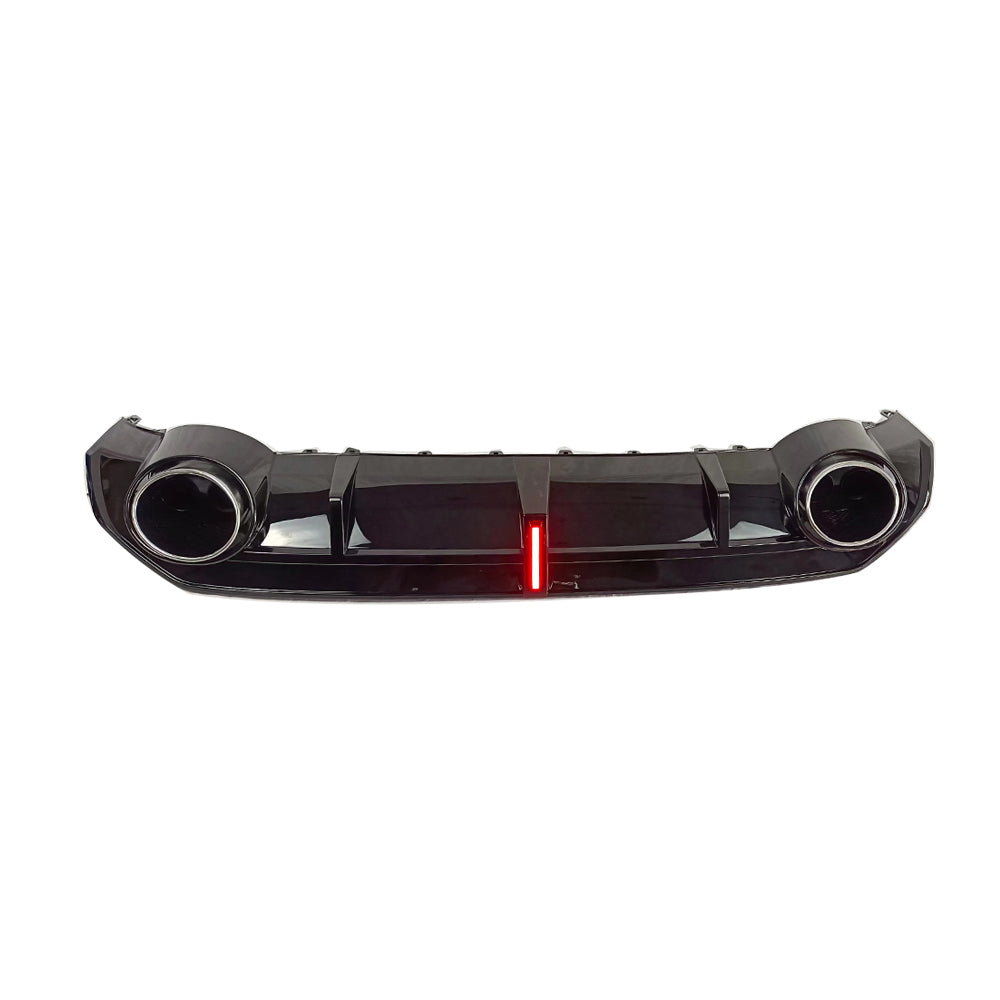 2020-2024 For Audi A3 S3 8Y S line rear diffuser and large dual tailpipe