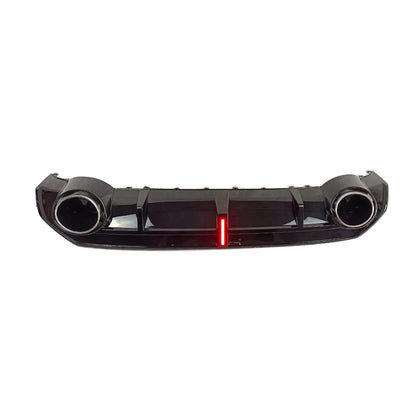 2020-2024 For Audi A3 S3 8Y S line rear diffuser and large dual tailpipe