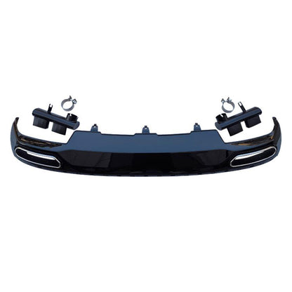 2012-2015 For Audi A6 S6 C7 Rear Diffuser With Tailpipe