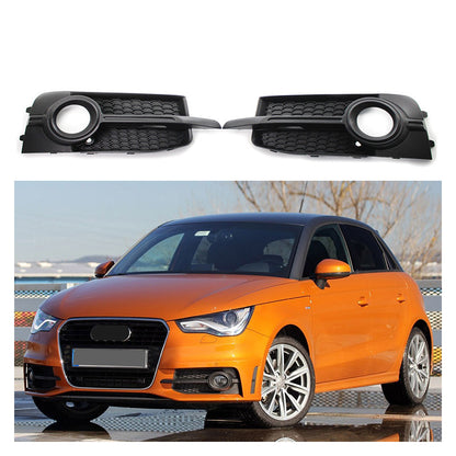 2011-2015 For Audi A1 S1 8X Front Bumper Down Grille Honeycomb Style Honeycomb Fog Light Grilles