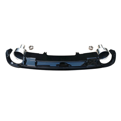 2017-2019 For Audi A4 S4 B9 Diffuser With Large Dual Tailpipe