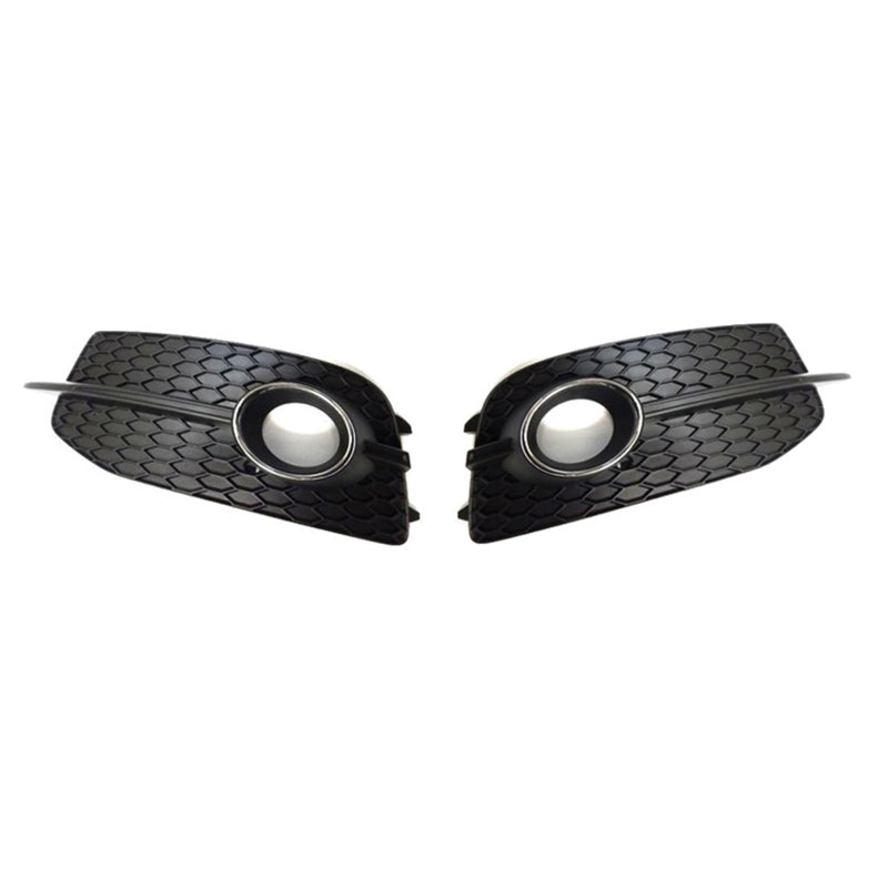 2013-2015 For Audi Q3 SQ3 8U Front Bumper Down Grille Honeycomb Style Fog Light Grilles