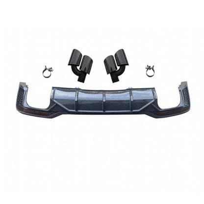 2020-2024 For Audi A5 S5 B9.5 Audi S5 Style A5 diffuser with tailpipe