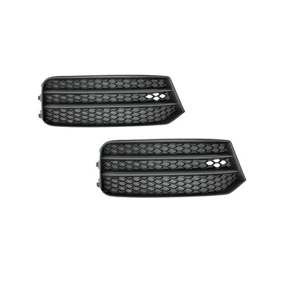 2016-2018 For Audi A1 S1 Front Bumper Down Grille Honeycomb Style Fog Light Grilles