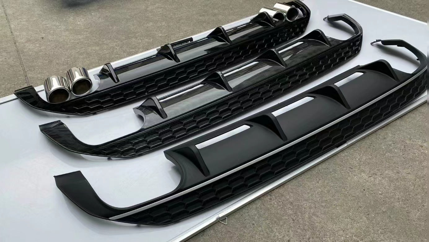 2020-2024 For Audi A3 S3 8Y S line Rear Diffuser With Tailpipe