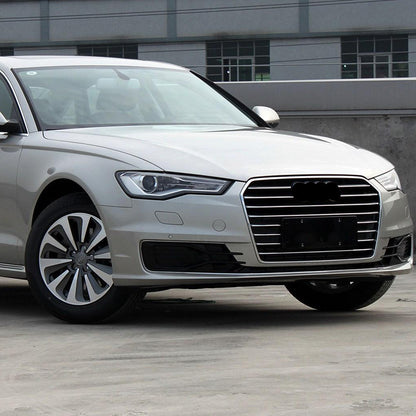 2016-2018 For Audi A6 S6 C7.5 Front Bumper Down Grille Honeycomb Style Non S Line Fog Light Grilles