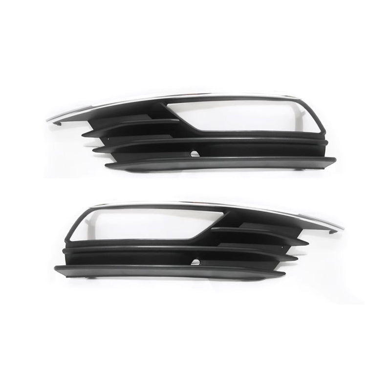 2013-2016 For Audi A3 S3 8V  Front Bumper Down Grille Honeycomb Style Fog Light Grilles